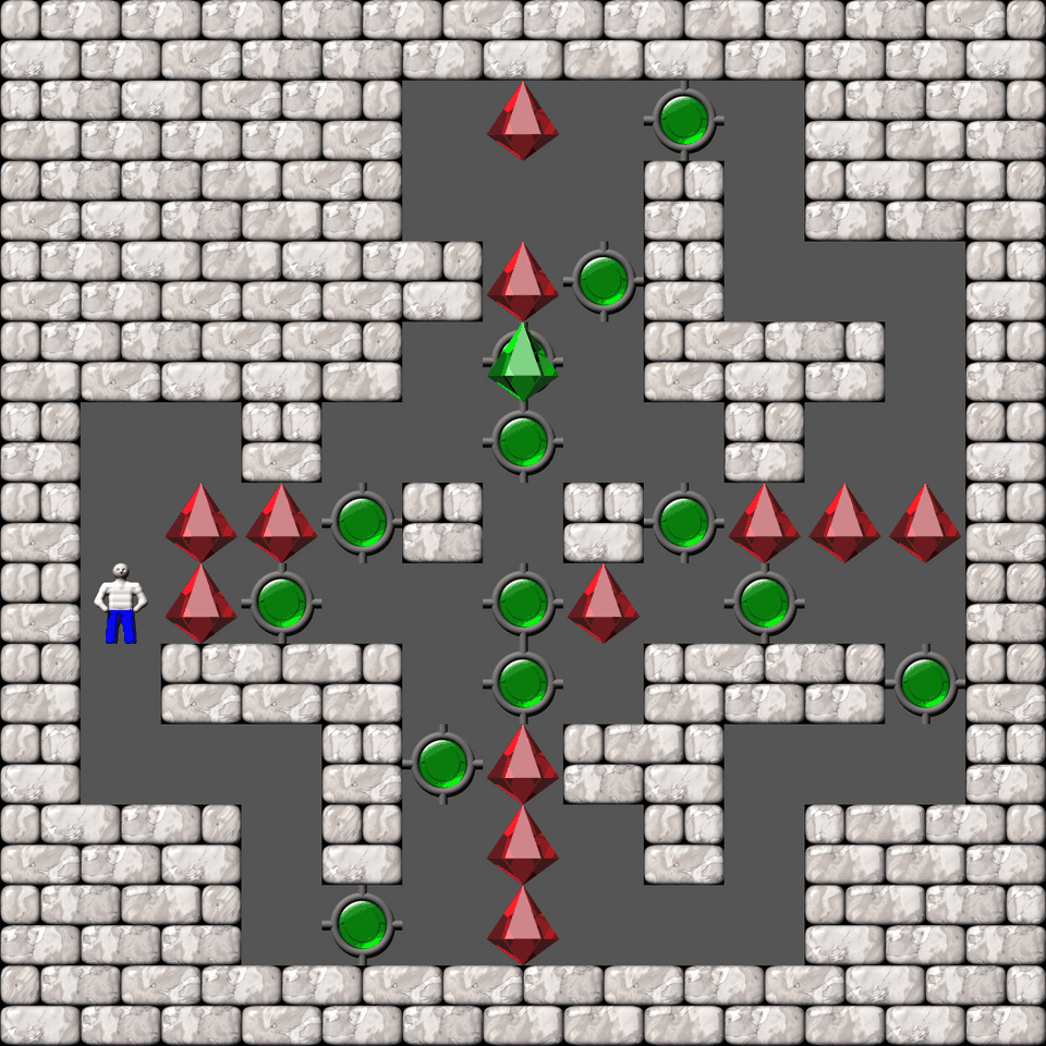 Sokoban Bugs550 collection level 372